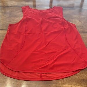 Lululemon Athletica Red Sleeveless Tank Top